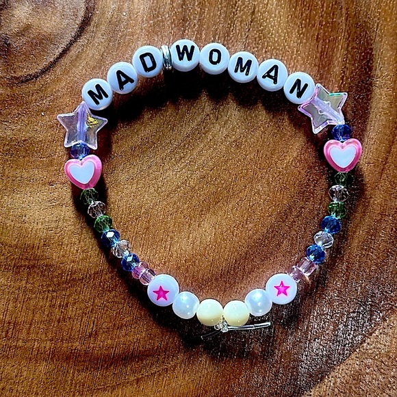 5 for $10 Taylor Swift Handmade Friendship Beaded Bracelet
“Mad Woman” - Picture 1 of 1